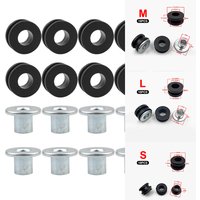 5Sets Pressure Relief Cushion Motorcycle Rubber Grommets Bolt Kit DIY Accessories Circular Shock Absorber Pad
