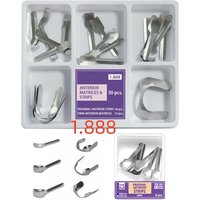 Dental Proximal Anterior Strips with Twin Anterior Matrices 1.888, Matrix Bands Sectional Contoured for Front Teeth Restorations