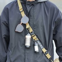 Outdoor Camping Quick Release Bag Strap with Hanging Ring Multifunction Crossbody Bag Strap Adjustable Crossbody Strap