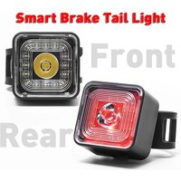 Bicycle Smart Auto Brake Sensing Taillight 5 Modes 120LM IP66 Waterproof USB Recharge Lamp MTB Road Bike Light Safety Rear Light