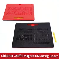 Children Graffiti Magnetic Drawing Board Magnetic Ball Sketch Pad Kids Learning Drawing Educational Toy For Boys Girls Kids
