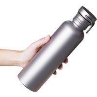 AliExpress NONE 500ml 600ml 750ml Titanium Water Bottle Outdoor Camping Supplies Tourism Sports Cycling Hiking Camping Water Bottle