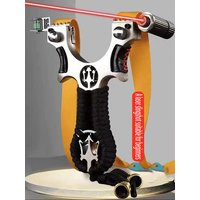 Laser Aiming Metal Slingshot for New Player Professional Slingsshot Powerful Alloy Bow Shooting Outdoor Hunting Sling Shot