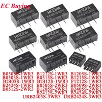 10Pcs/1pc 1W 2W 3W DC-DC Isolated Power Module 24V/12V/5V to 24V/12V/5V B2424S B1205S B0509S 2WR3 Isolating Switching Regulated