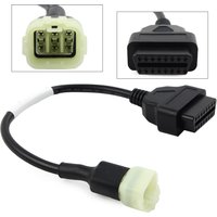 Motorcycle 6 Pin OBD Motorcycle Connector Diagnostic Tool Adapter Plug Cable For Kawasaki Z900 Z900RS ZX10R ZX14R H2 2017-up