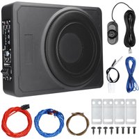 10" 800W Car Subwoofer 68mm Ultra-Thin Aluminum Housing for 12V Car Truck Marine Built-in Amplifier Bass Powered Speaker image 3