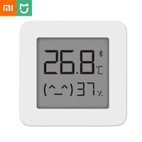XIAOMI Mijia Thermometer 2 Wireless Bluetooth Smart Electric Digital Hygrometer Thermometer Work With Battery With Mi Home App