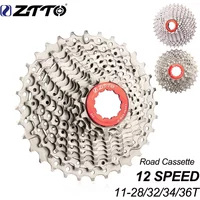 ZTTO Road Bike 12 Speed Freewheel 11-32T Bicycle Flywheel 12S 28T 12 Speed 11-34T 11-36T 12 Speed HG Cassette Sprocket 12V K7