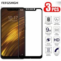 For Xiaomi Pocophone F1 Tempered Glass Full Cover Screen Protector Film Guard Xiaomi Pocophone F1 Phone Glass Protective film