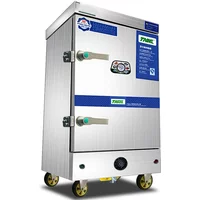 Rice Steamer Commercial Restaurant Canteen Automatic Steamed Stuffed Bun Dumpling Steamer Cabinet Anti-Dry Burning