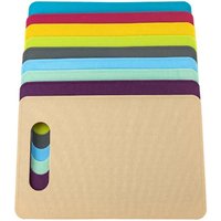 Kitchen Tools Multicolor Easy To Clean Nonslip Plastic Chopping Board Food Cutting Block Mat Tool Kitchen Cook Supplies