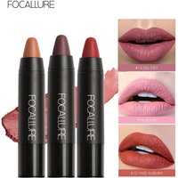 Focallure Matte Lipstick 19 Colors Waterproof Matte Lipsticks Soft Texture Lip Stick Cosmetic Sext Red Nude Lip Makeup Batom