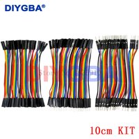 Dupont Line 40/120pcs 10CM 40Pin Male to Male + Male to Female and Female to Female Jumper Wire Dupont Cable for Arduino DIY KIT