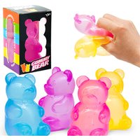 Schylling Needoh Nice Cube Sensory Fidget Cube Stress Relief Anxiety Sensory Tool Little Bear Maltose Pinch Anti-Anxiety Toy