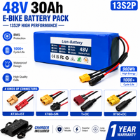 Premium 13S2P Batteriepack für E-Bike 48V 30Ah Lithium-Ionen-Batterie mit mehrfachem Sicherheitsschutz, BMS, wasserdichtem Gehäuse und stabiler Leistung