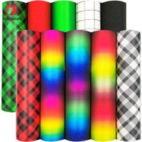 Glitter Adhesive Craft Permanent Vinyl Film Sheet DIY Festival Party Wall Window Mug Decals Home Decoration Stickers For Cut