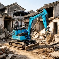 Mini Excavator 2.0Ton Europe 1.7Ton Construction 0.8Ton Diggers 2.5Ton Fast Delivery CE