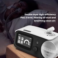Home-Use Portable Auto CPAP Machine with Nasal Mask Sleep Apnea Therapy & Monitoring Device