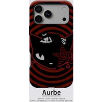 Aurbe Matte 2-in-1 Film Magsafe Case For iPhone 17 16 15 14 Plus 17 Pro Max Shockproof Hard Shell Gothic Cat Whimsy Case