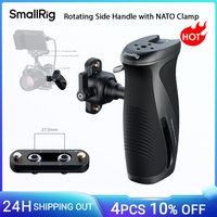 SmallRig roterende NATO-zijhandgreep met NAVO-klem, 360° ° Aanpassingshandgreep voor DSLR-camera/monitorkooiset Montageplaten 5160