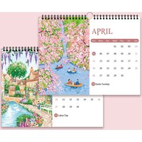 1pc 2026 Hanging Calendar,Floral Design,12 Unique Illustrations, Monthly Planning,Perfect Gift for Birthdays,Christmas, New Year