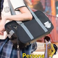 Persona 5 Syujin Gakuen Anime High School Jk Bag Student Bookbag Uniform Oxford Shoulder Bag Halloween Cosplay Messenger Bag