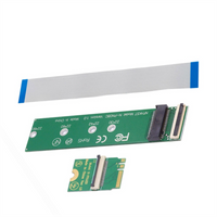 New Tech New Key A+E Interface WIFI to M.2 Key M Interface FPC Soft Bank SSD Connection Cable NVME Adapter Card NGFF