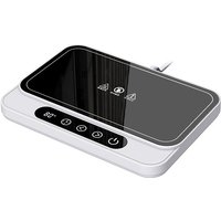 ABBZ-50W Cup Heater Mug Warmer Electric Hot Plate 9-Grade Adjustable Temperature Warmer Coaster For Home And Office A US Plug