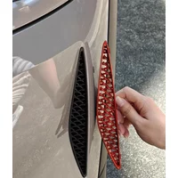 For MINI Cooper Modified LCI JCW F57 F56 F57 Cooper Decorative Fish Scale Mesh Front Bumper both side Air Inlet Net Accessories