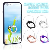 Transparent Mobile Phone Holder Stand 360° Rotation Finger Grip Grip Car Clear Kickstand Phone Finger Mount Transparent Holder