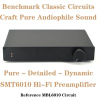 Stwórz czysty dźwięk audiofilski dzięki klasykowym obwodom Benchmark — przedwzmacniacz Hi-Fi MOFI SMT6010