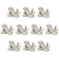 AliExpress NONE 10 Pieces Bicycle Missing Link 6/7/8/9/10/11 Speed Bicycle Chain Link Bike Quick Missing Link Connectors Repair Accessories