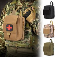 Outdoor Tactical Bag Camo EDC Medical Pouch Portable First Aid Kit Multifunctional MOLLE Attachment Organizer Pouch