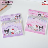 Genuine Sanrio Hello Kitty A6 Top Flip Spiral Notebook Cartoon KT Cat Portable Planner For Class Notes Homework Study Reminders image 4
