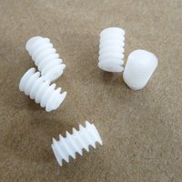10Pcs 0.5 Module Right Hand Plastic Worm Gear 6*10mm DIY Model Reduction Drive Gear Accessories