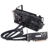 Graphics Card External Riser PCIe 4.0 X16 To SlimSAS 8654 Rear Half-height Adapter Card Cable 8654 To 16x Base Plate backplane