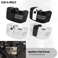 Ignition Coil Cover Motorcycle Coil Caps For Harley Softail Breakout Slim Fat Bob Fatboy FLHC FXBB FXFB FXLR Heritage 2018-2023