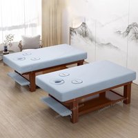 Widened Design Massage Bed Elegant with Hole Simple Modern Massage Table Premium Classic Camilla Masaje Beauty Salon Furniture
