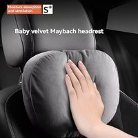 1PCS Car Headrest Neck Support Seat Design S Class Soft Universal Adjustable Cars Pillow Neck Rest Cushion
