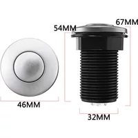 1Pcs 32mm / 1.26inch Pool Pump Pneumatic Air button Switch for Garbage Disposal Sink Top Air Actived Switch