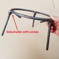 Outdoor Triangular Iron Stand Fire Pit New Style Firewood Stove Pot Holder Home Use Wood Burning Stove Stand Kitchen Cooking