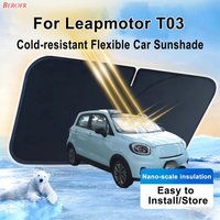 For Leapmotor T03 2020-2026 Car Windshield Sunshade Cover Front Window Sun Shade Heat Insulation