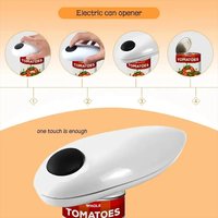 Electric Can Opener Automatic Jar Bottle Opener Hands Free Easy Pull Tab Battery Powered Batteries Not Included