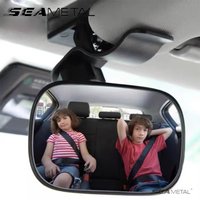 SEAMETAl Car Mirror Interior Baby Mirrors 120-Degree Wide Angle Observing Mirror 360 Degrees Rotatable Auxiliary Observe Mirror