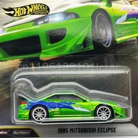 Hot Wheels Premium 25th Anniversary Fast & Furious 1995 Mitsubishi Eclipse 1/64 Diecast Car Model Alloy Collectible Vehicle Xmas