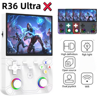Neue R36 Ultra X Handheld Retro-Videospielkonsole IPS-Bildschirm 128GB Tragbarer Spiele-Pocket-Player mit Linux-System