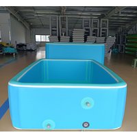 Summer Hot Popular Large Size Custom Outdoor Portable Inflatable Swimming Pools Drop Stitch Fabric Swimming Pool