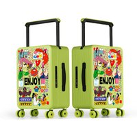 KLQDZMS Student Suitcase Lightweight Boarding Box 20"24"26-inch Large-capacity Travel Trolley Case ABS+PC with Wheels Luggage