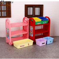 ▶1 Set Scene Decoration Toy 1/6 Dollhouse Miniature Storage Rack Model Display Stand Storage Rack Doll House Accessories