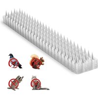 Pigeons and Other Animals Away Bird Spike Deterrent Strips Cats Keep Birds Limit From Standing Nesting Cat Repellent Repeller